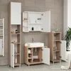 Badmöbel-Set Vicco Fynn Sonoma 3 Teile, mit Hochschrank, Produktbild-Vorschau 4