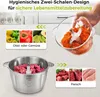 YASHE Zerkleinerer BM-217A, 500 W, 2 Schüsseln, 2 Stufen Produktbild-Vorschau 3