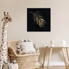 MuchoWow® Poster Pflanzen - Gold - Schwarz - Blätter - Produktbild-Vorschau 7