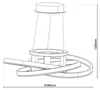 Divora Lampe LED suspendue Ø58cm Aluminium Voir les images du produit 5