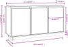 A line drawing of a cabinet with dimensions indicated by purple lines and text. Anteprima dell’immagine prodotto