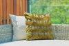 MuchoWow® Outdoor Kissen - Muster - Gold - Linie - 45x45 cm Produktbild-Vorschau 3