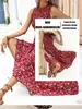 Boho Maxi letní šaty pro ženy – Elegantní plážové šaty s Náhled obrázku produktu 4