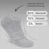 Sneakersocken ohne Naht Uni Kurzsocken Baumwolle Herren Produktbild-Vorschau 3