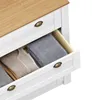 Kommode BOLTON aus Massivholz in weiß/braun, Sideboard mit Produktbild-Vorschau 10
