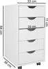 FineBuy Dětský pojízdný kontejner Sonoma 33 x 64 x 38 cm, Náhled obrázku produktu 9