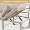 Merax Gartenmöbel-Set 3-Sitzer mit verstellbar 5-stufig, Produktbild-Vorschau 3