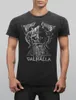 Herren Vintage Shirt Bedruckt Valhalla Wikinger Odin Wotan Produktbild-Vorschau 2