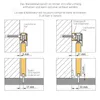 Holzschiebetür, Weiß, 900x2150 mm, Komplettset, Produktbild-Vorschau 10