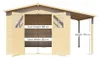 Gartenhaus Bertilo Fineline 4 inkl. Schleppdach 441 x 210 Produktbild-Vorschau 5