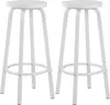 Sgabelli da bar – Bianchi – Senza schienale – 30×30×72 cm – Anteprima dell’immagine prodotto 1