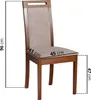 A single chair with dimensions indicated. Voir les images du produit