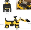 HOMCOM Sitzbagger, Rutscherfahrzeug mit Schaufel, Produktbild-Vorschau 3
