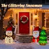 LEADZM Schneemann & Weihnachtsbaum mit 150 warmweißen Produktbild-Vorschau 11
