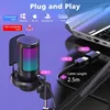 USB Gaming Mikrofon, RGB Computer-Mikrofon mit Arm, Produktbild-Vorschau 6