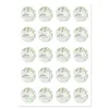 MAVANTO® 20x Schön dass du da bist Aufkleber 4,5 cm rund - Produktbild-Vorschau 2