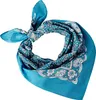 Tobeni 548 Bandana Nickituch in 100 Baumwolle für Damen und Herren Paisley Türkis Produktbild-Vorschau