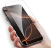 A hand holding a smartphone with a screen protector being applied. Produktbild-Vorschau