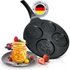 endusor Pancake Pfanne mit Smiley Motiv für Induktion mit Antihaftbeschichtung zum Braten von Pancak Produktbild-Vorschau