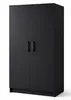 Kleiderschrank 2-türig  – 90 cm Schwarz Produktbild-Vorschau 1