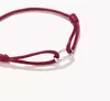 THOMAS SABO CONNECT Bracelet textile Rouge Voir les images du produit 2