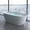 doporro Baignoire îlot ovale 170cm blanc Vicenza605 pour Voir les images du produit 2