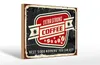Holzschild Kaffee 30x20cm extra strong Coffee good morning Produktbild-Vorschau 1