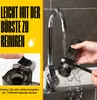 A person is cleaning a part of a juicer under a running faucet, with promotional text and an inset image on the left side. Náhľad obrázku produktu