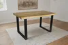 Esstisch Baumkante Akazie massiv 50mm Eichefarben 160 x 85 Produktbild-Vorschau 1