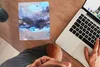 MuchoWow® Mauspad Mousepad Blau - Grau - Kunst - Abstrakt - Produktbild-Vorschau 3