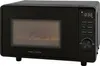 A black ProfiCook microwave oven is shown from a front-diagonal angle against a white background. Produktbild-Vorschau