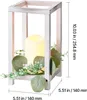 SucceBuy zestaw 12 drewnianych lampionów ze świecznikami, Podgląd zdjęcia produktu 8