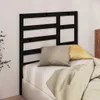 vidaXL Bett-Kopfteil Schwarz 96x4x104 cm Massivholz Kiefer Produktbild-Vorschau 8