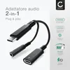 CELLONIC Adattatore da USB C a Jack per cuffie e ricarica, Anteprima dell’immagine prodotto 2