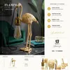 Lampa stołowa o Ferretti Flamingo, złota, 13x11,5x39,5 cm Podgląd zdjęcia produktu 16