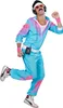 Proll 80 er Jahre Trainingsanzug - Jogginganzug - Blau - Produktbild-Vorschau 14