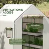 Outsunny Bâche de remplacement pour serre de jardin 140 x Voir les images du produit 6