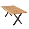 Massivholztisch Eiche 160x80 cm mit Baumkante – Produktbild-Vorschau 4