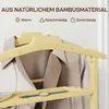 HOMCOM Kleiderständer mit Rollen, Garderobenständer mit Produktbild-Vorschau 6