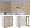vidaXL Hängeglasschrank Lyon Sonoma-Eiche 60x31x60 cm Produktbild-Vorschau 2