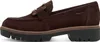 A side view of a brown suede loafer with a lug sole. Produktbild-Vorschau
