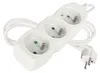Prodlužovací kabel 1,5 m / 3 zásuvky / bílý / PVC / 1 mm2 Anteprima dell’immagine prodotto