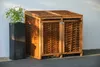 dobar Wetterfeste Doppel-Mülltonnen-Box aus Holz, Produktbild-Vorschau 14