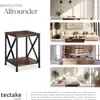 A collage showing a side table and different room settings. Náhled obrázku produktu