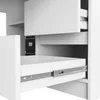 Biurko narożne B20 AKORD Białe 3 szuflady 155x85x77 cm Podgląd zdjęcia produktu 4