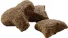 Three pieces of dry pet food on a white background. Produktbild-Vorschau