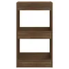 Libreria/divisorio in rovere marrone 40x30x72 cm Anteprima dell’immagine prodotto 3