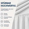 Kräuselband-Vorhang 140x245cm #9009 weiss Produktbild-Vorschau 3