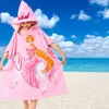 Kinder-Poncho-Handtuch mit Kapuze 120x60 cm – Produktbild-Vorschau 2