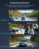 3-Kanal-Dashcam, 4K+1080P+1080P Dashcam Auto Vorne Innen Produktbild-Vorschau 4